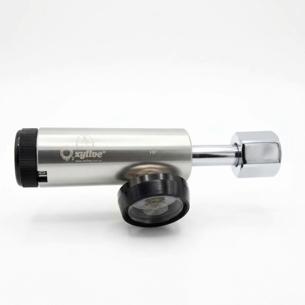 Regulador de oxígeno Oxylive CGA 540 de 0 a 15 LPM - Imagen 3